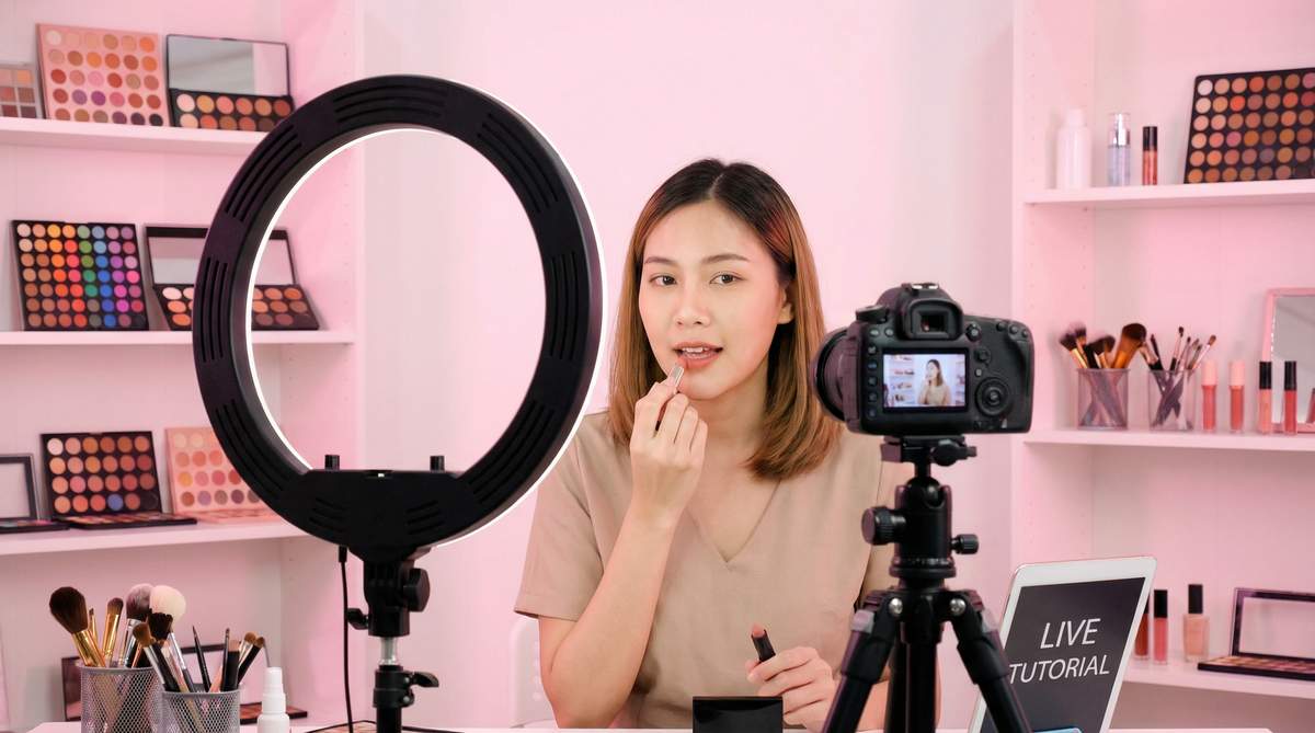 明星换脸美妆视频教程：日常妆容分享